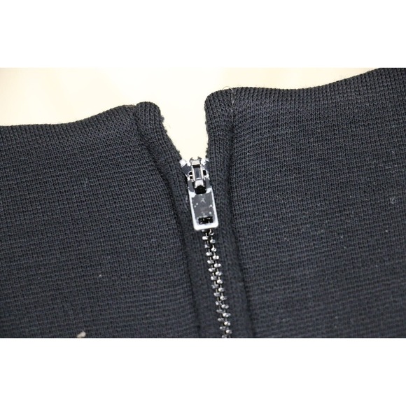 VINTAGE Betty Rose Stevens Hockanum Knits Wool Womens Jacket Top Skirt Set Black - Picture 11 of 15